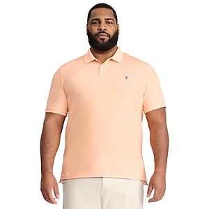 21.99:IZOD Mens Big And Tall Advantage Performance Short Sleeve Polo Shirt (Various Colors/Sizes L-6XL Big/Tall