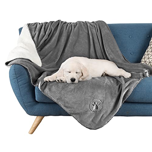 Waterproof Pet Blanket - 50x60...ns,and Fur by PETMAKER (Gray