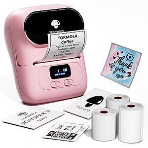 39.99:Phomemo M110 Label Maker,3 Tapes