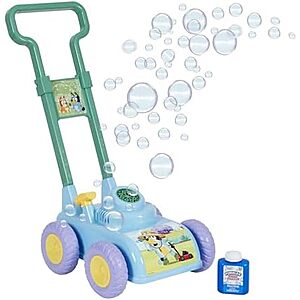 NEW] $13.98 | BLUEY Bubble Lawn Mower for Toddlers at Amazon