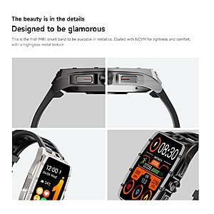 IMIKI MB1 Smart Watch 1.64-inch AMOLED Display Swim-Friendly Water Resistance $14