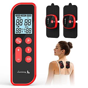 Amazon – TENS Unit Muscle Stimulator,Includes 2 Electrode Pads for Body Pain Relief - $29.99 w/ Code