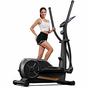CURSOR Elliptical Exercise Machine,Elliptical Machine for Home with Hyper-Quiet Magnetic Driving System,8 Levels Resistance,Compact Elliptical $151.99