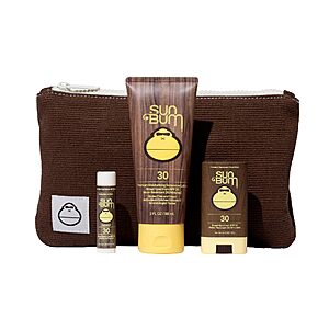 4-Piece Sun Bum Road Tripper Travel Sun Care Pack w/ Sunscreen Lotion,Face Stick & Lip Balm (SPF 30) $17.28 w/ S&S + Free Shipping w/ Prime or on $35