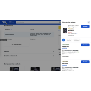 BestBuy Open Box Excellent Apple - iPhone 16 128GB - Apple Intelligence (Unlocked) $598.99