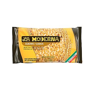 La Moderna Elbow Codos Pasta,7 oz,Pack of 1 | Classic elbow codos pasta for soups,salads,casseroles,and family meals;semolina and durum flour;Non-GMO;kosher $0.54
