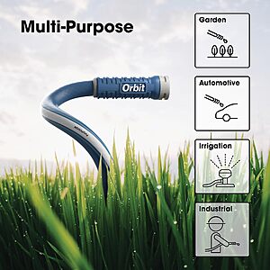 50-Foot Orbit Orbit 5/8-in Polyfusion Garden Hose (Blue) $20.99 + Free Shipping w/ Prime or on $35