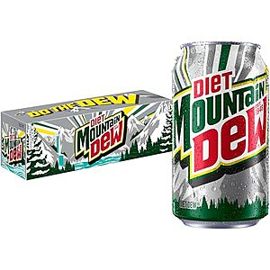 AC] $15.09 | 3 × 12-Pack 12-Oz Mountain Dew Diet Soda ($5.03 each) at Amazon (41.9￠ each