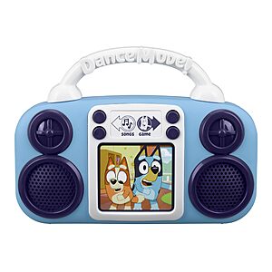 eKids Bluey Toy Music Player,Toddler Toy with Built-in Music and Lights (Bluey) $11.99