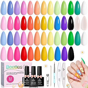 32-pc Beetles Pastel Gel Nail Polish Set (Doodle Dreams Pastel Gel) $12.90 w/ S&S