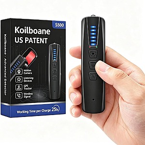 Prime:AI 7-in-1 Hidden Camera Detector,4 Mode Anti-Spy RF & Bug Detector $16.31 + Free Shipping