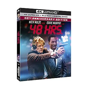 48 Hrs:40th Anniversary Edition (1982) (4K Ultra HD + Blu-Ray + Digital Code) $10 + Free S&H on $35