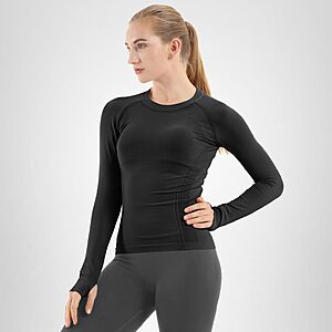 MathCat Seamless Long Sleeve Workout Shirt – Lightweight & Comfortable Fit $22.3
