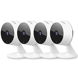 LaView Security Cameras 4pcs,Home Security Camera Indoor 1080P,Wi-Fi Cameras $49.99