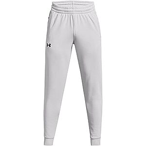 Under Armour Men's Armour Fleece Joggers (Halo Gray / Black) $23