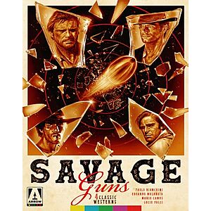40 | Savage Guns:4 Classic Westerns:I Want Him Dead,El Puro,Wrath of the Wind,Four of the Apocalypse | Special Edition (Blu-ray) at Amazon