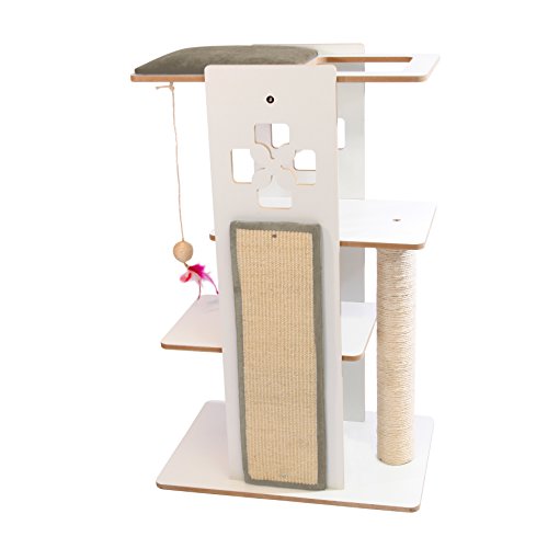 Majestic Pet Luxe Modern Cat T...in.x 23 in.x 16.5 in.(Gray