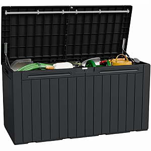 98-Gal Homall Storage Deck Box w/ Lockable Lid from $59 + Free S&H