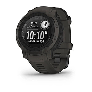 Certified Refurbished Garmin Instinct 2 Graphite Rugged GPS Outdoor Smartwatch $189.99