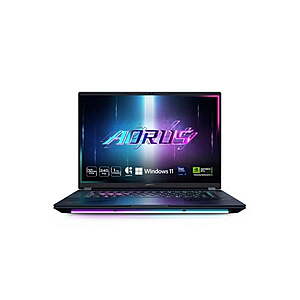 GIGABYTE AORUS Master:16" QHD+ OLED 240Hz,Intel Ultra 9 275HX,RTX 5080,32GB DDR5,1TB SSD $2499.99
