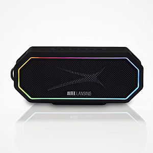 Open Box Altec Lansing Hydra Jolt 2.0 Everything Proof Wireless Magnetic Portable Bluetooth Speaker,Black $13