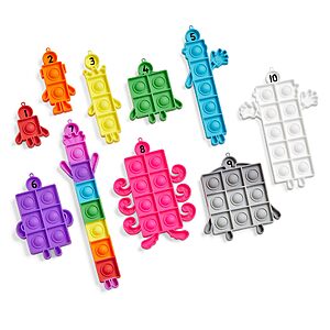 hand2mind Numberblocks Sensory Bubble Poppers $10