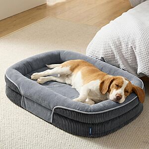 Prime:ArcticMax 360° Bolster Orthopedic Dog Bed w/ Washable Cover (Select Colors/Sizes) from $22.79 + Free Shipping w/ Prime or on $35