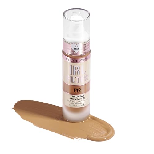 Revolution Beauty,IRL Filter...Matte Finish,F12,0.7 Fl.Oz