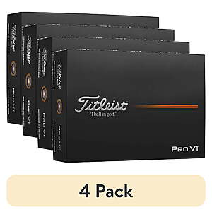 Titleist Pro V1 (2025) 4 Pack $173.97
