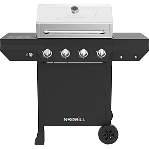 Nexgrill 4-Burner Propane Gas Grill w/ Stainless Main Lid (Black) $199.00 + Free Shipping