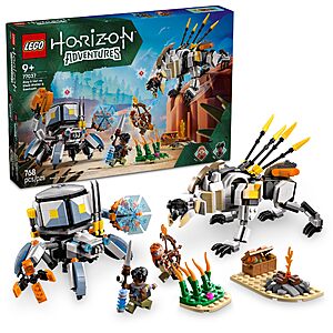 30.77:LEGO Horizon Adventures Aloy & Varl vs.Shell-Walker & Sawtooth Kids Toy(768pcs,77037) at Amazon