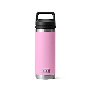 18-Oz YETI Rambler Vacuum-Insulated Stainless Steel Water Bottle (Power Pink) $21 + Free Shipping w/ Prime or on $35+