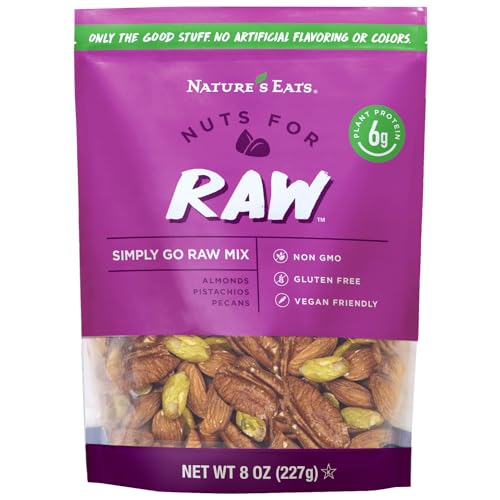 Natures Eats Nuts For Raw,8 Oz (Pack of 1