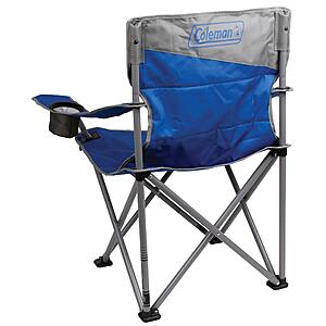 Coleman Big-N-Tall Camping Chair with Cup Holder & Side Pocket.Supports up to 600 lbs - $38.49 with coupon