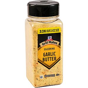 5.08:McCormick Grill Mates Garlic Butter Seasoning,10.5 oz