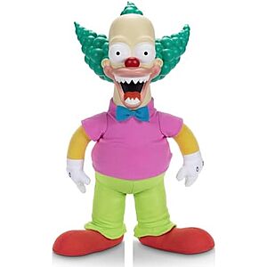 16" Disney The Simpsons Talking Krusty Plush Doll $13.75