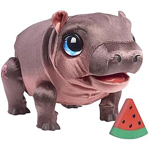 10.70 | 9" furReal Sally the Silly Hippo Interactive Plush Toy at Amazon