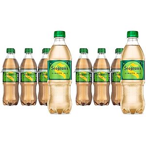 6.26 | 12-Pack 16.9-Oz Seagram's Ginger Soda Soft Drinks at Amazon