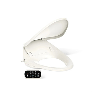Kohler PureWash E750 Elongated Electric Bidet Toilet Seat with Remote Control,Bidet Warm Water with Dryer $262 + Free Shipping