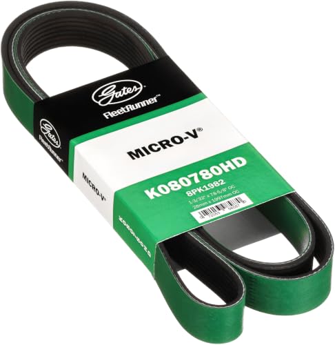 Gates K080780HD FleetRunner He...Micro-V Serpentine Drive Belt