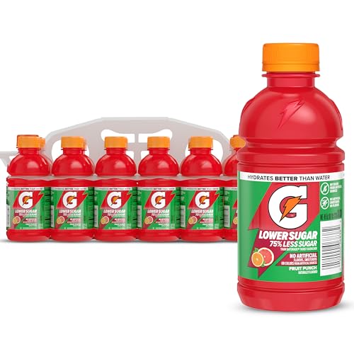 Gatorade Lower Sugar Sports Dr...unch,12 oz Bottles,(12 Pack