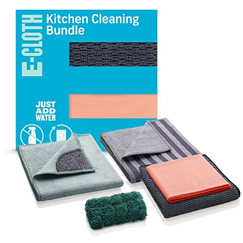 E-Cloth 5-pc Kitchen Bundle,M...Pot and Pans,100 Wash Promise