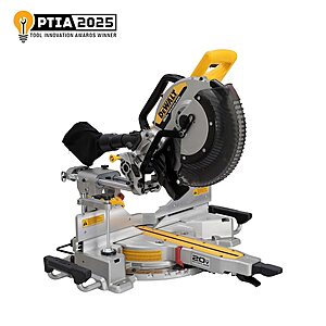 DEWALT 12" 20V MAX Dual Bevel Sliding Compound Cordless Miter Saw + 2-Pack Tungsten Saw Blades $499.00 + Free Shipping