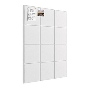 48" x 36" Topnaca Large Bulletin Cork Board (White,12 square pieces) $10.79 + Free Shipping w/ Prime