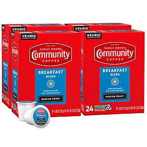 S&S,AC (first order)] $32.77:Community Coffee Breakfast Blend Medium Roast Coffee Pods,96 Count