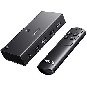 UGREEN 3 in 1 Out 4K@60Hz HDMI Switch $13.90 & More