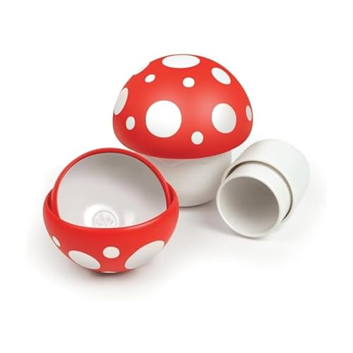 Genuine Fred Nesting Mushroom...ign with Unique Mushroom Shape