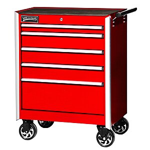 Williams 50902 5 Drawer Commercial Rollcab Cabinet,Red $647.18