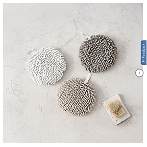 Multipurpose Noodle Hand Towel,3-pack $11.99 White/Tan/Gray or Gray/ Blue/Green Free Shipping Costco.com