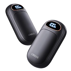 CRISLEX Rechargeable Electric Hand Warmers 2 Pack under $10 $9.99